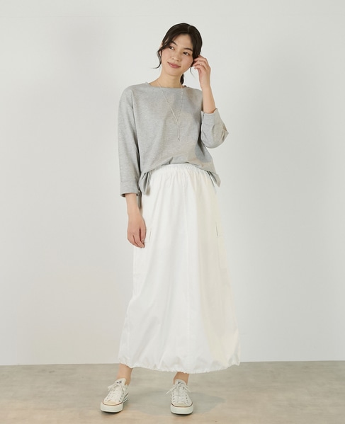 【アソートイージーカーゴスカート】 詳細画像 オフホワイト 3