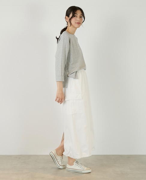 【アソートイージーカーゴスカート】 詳細画像 オフホワイト 6