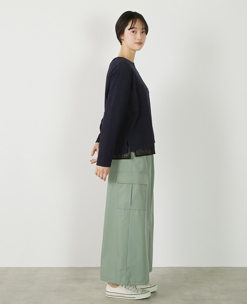 【アソートイージーカーゴスカート】 詳細画像 ライトカーキ 10