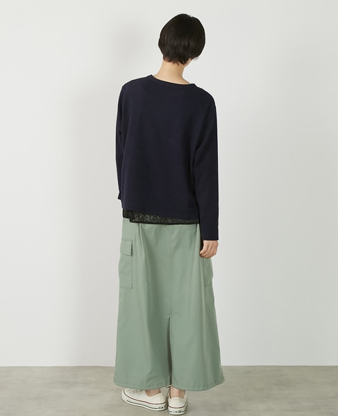 【アソートイージーカーゴスカート】 詳細画像 ライトカーキ 8