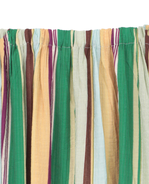 【マルチストライプギャザーフレアスカート】 詳細画像 グリーン 14