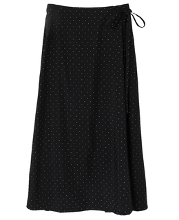 【アソートプリントラップ風スカート】