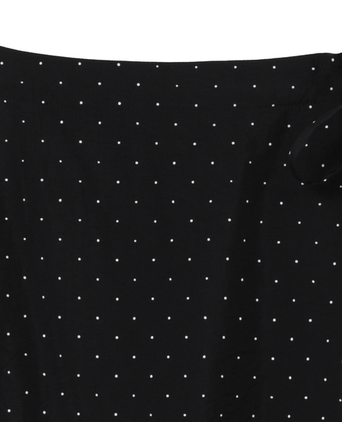 【アソートプリントラップ風スカート】 詳細画像 ブラック 3