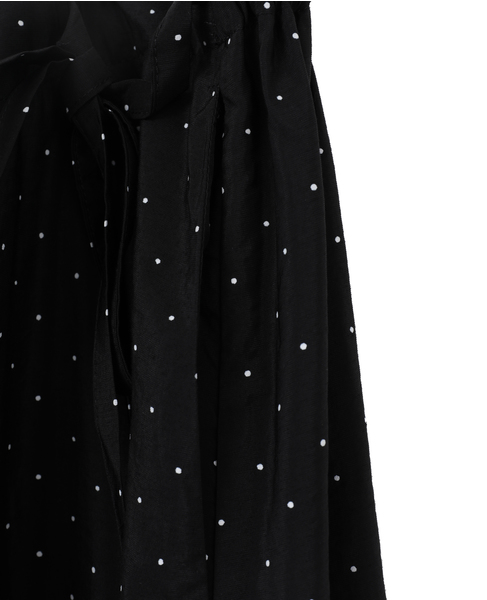 【アソートプリントラップ風スカート】 詳細画像 ブラック 4