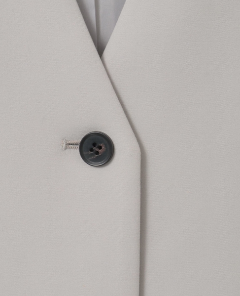 【noir】ダブルクロスペプラムベスト（セットアップ可） 詳細画像 ライトグレー 16