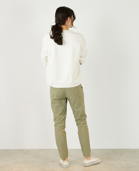 【超軽量天竺前立て2重デザインVカーディガン】 詳細画像 オフホワイト 5