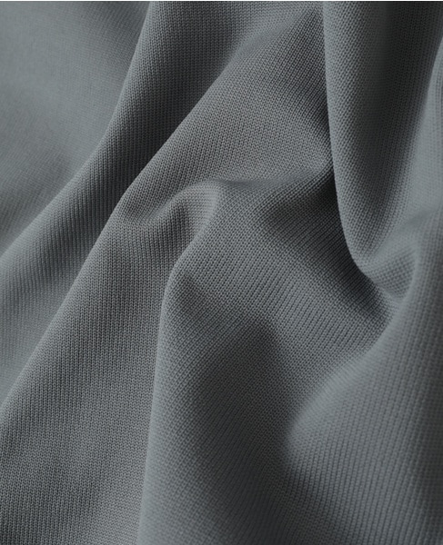 【超軽量天竺前立て2重デザインVカーディガン】 詳細画像 グレー 16