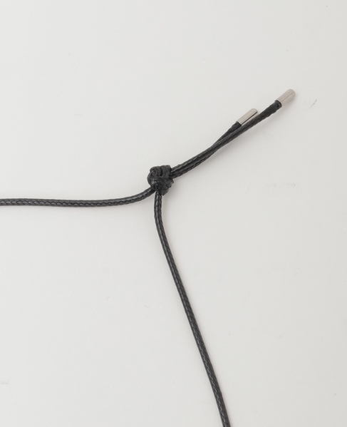 【サークルプレートネックレス】 詳細画像 ブラック 6