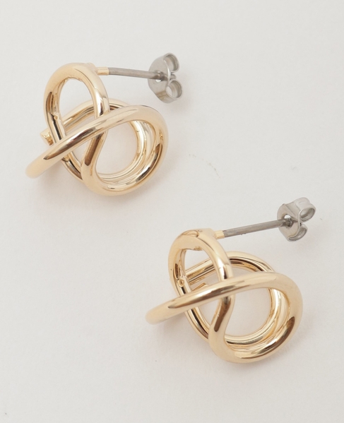 【ぐるぐるピアス】 詳細画像 ゴールド 2