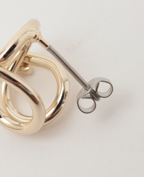 【ぐるぐるピアス】 詳細画像 ゴールド 4