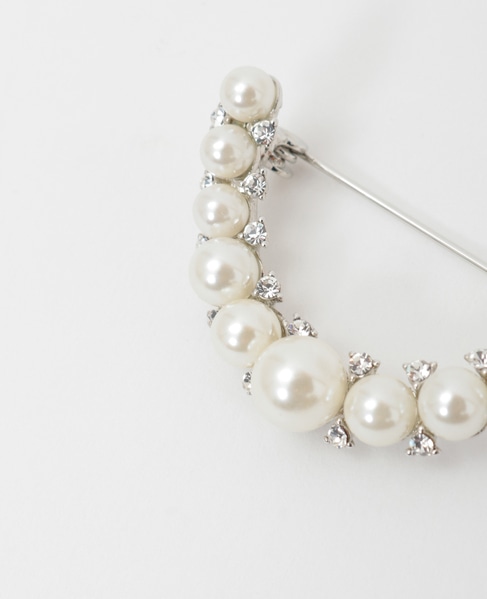【ハレの日を華やかに彩るパールブローチ】 詳細画像 シルバー 3