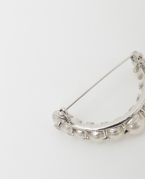 【ハレの日を華やかに彩るパールブローチ】 詳細画像 シルバー 4