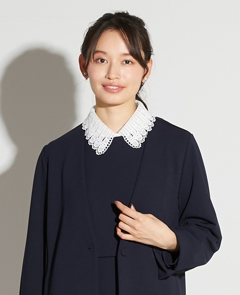 【ハレの日を華やかに彩る付け襟】 詳細画像 ホワイト系その他 1