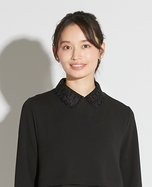 【ハレの日を華やかに彩る付け襟】 詳細画像 ブラック系その他 1