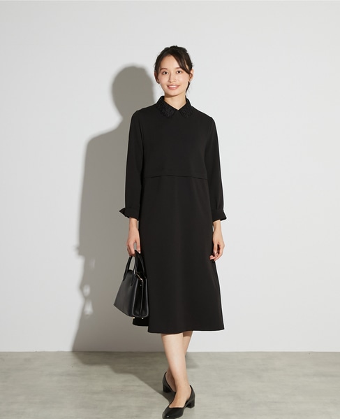 【ハレの日を華やかに彩る付け襟】 詳細画像 ブラック系その他 2