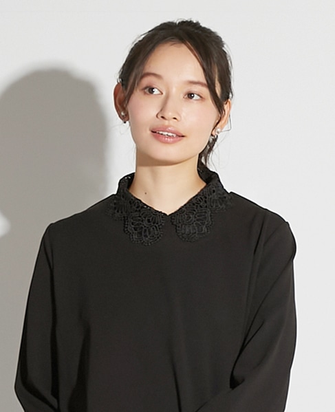 【ハレの日を華やかに彩る付け襟】 詳細画像 ブラック系その他2 1