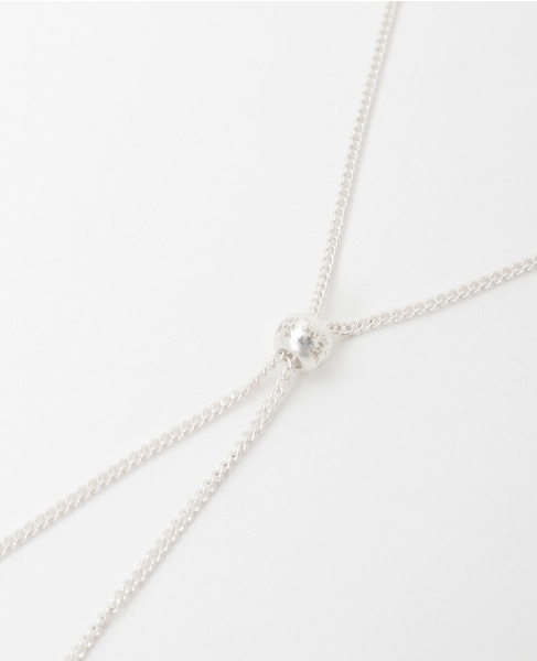 【スノーフレークY字ネックレス】 詳細画像 シルバー 8