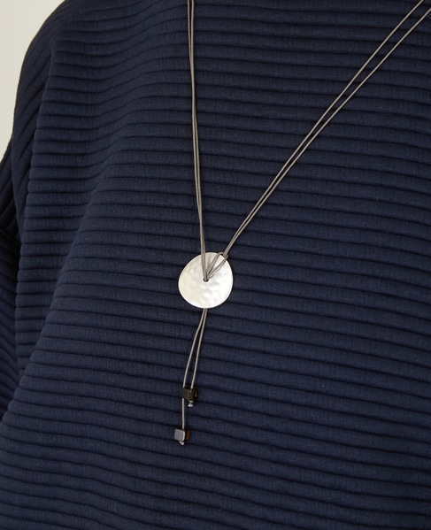 【プレートネックレス】 詳細画像 グレー 1