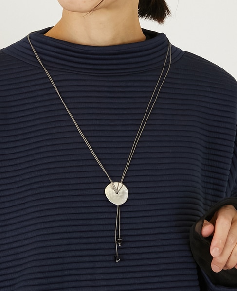 【プレートネックレス】 詳細画像 グレー 2