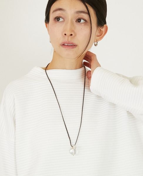 【クリアボールネックレス】 詳細画像 ダークブラウン 2