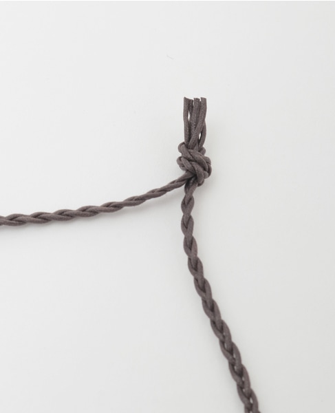 【クリアボールネックレス】 詳細画像 ダークブラウン 6