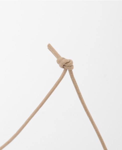 【リーフリングネックレス】 詳細画像 ベージュ 6