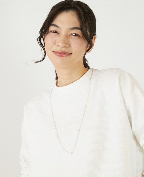 【チェーンネックレス】 詳細画像 シルバー 2