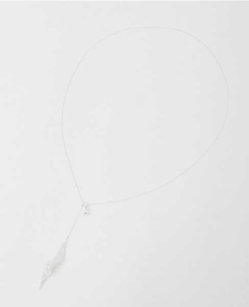 【ツイストメッシュY字ネックレス】 詳細画像 シルバー 3