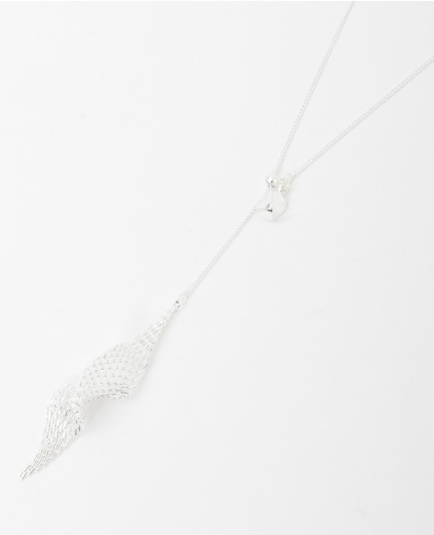【ツイストメッシュY字ネックレス】 詳細画像 シルバー 4