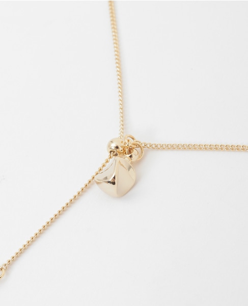 【ツイストメッシュY字ネックレス】 詳細画像 ゴールド 7