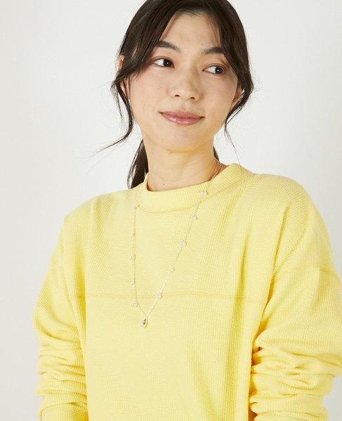 【パールとばしネックレス】 詳細画像 シルバー 2