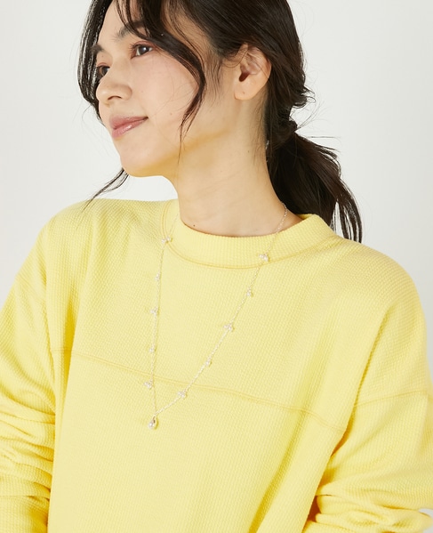 【パールとばしネックレス】 詳細画像 シルバー 3