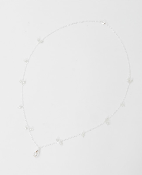 【パールとばしネックレス】 詳細画像 シルバー 4