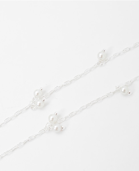 【パールとばしネックレス】 詳細画像 シルバー 6