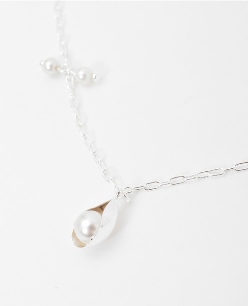 【パールとばしネックレス】 詳細画像 シルバー 7