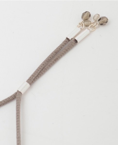 【ワイヤーネックレス】 詳細画像 グレイッシュベージュ 5