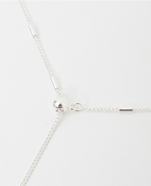 【パイプチェーンY字ネックレス】 詳細画像 シルバー 5