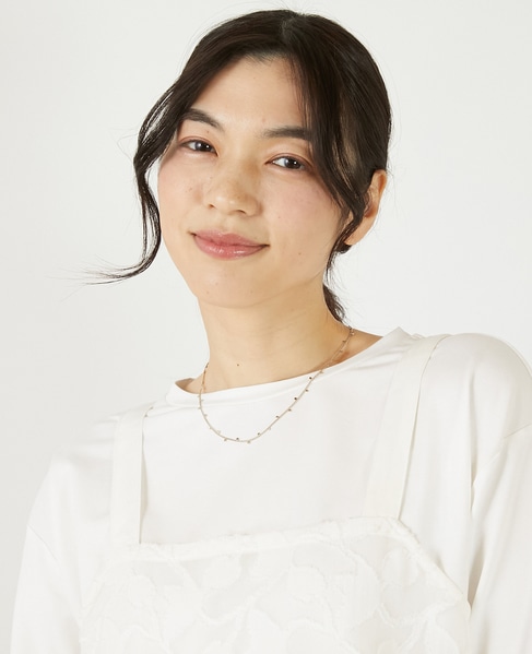 【ミニサークルショートネックレス】 詳細画像 ゴールド 3