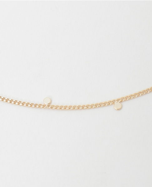 【ミニサークルショートネックレス】 詳細画像 ゴールド 5
