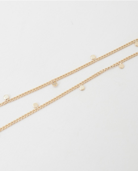 【ミニサークルショートネックレス】 詳細画像 ゴールド 7