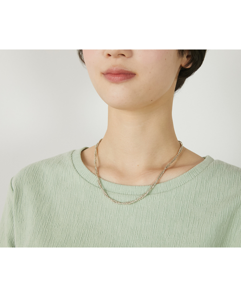 【ビーズマグネットネックレス】 詳細画像 シルバー 1