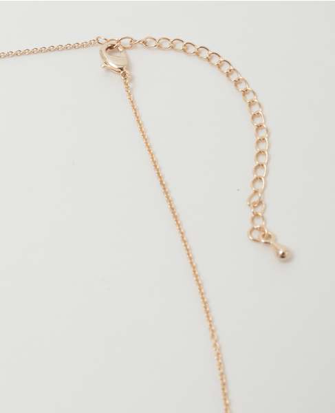 【ビーズチェーンネックレス】 詳細画像 ゴールド 4