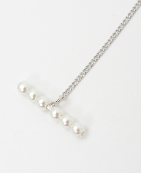 【パールY字ネックレス】 詳細画像 シルバー 3