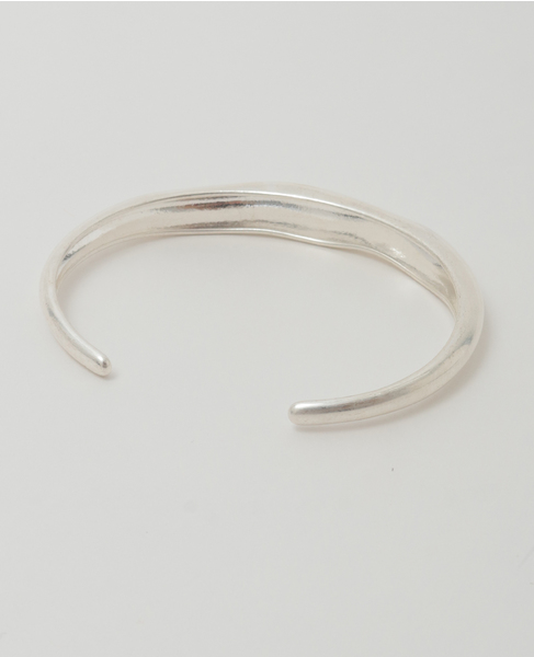 【ぷっくりメタルバングル】 詳細画像 シルバー 2