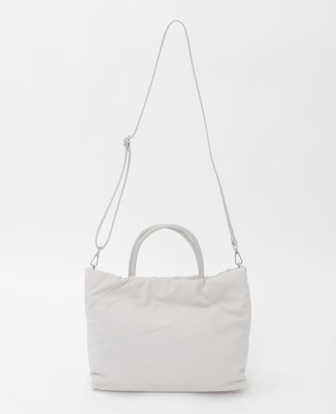 【ふんわり軽量な撥水2wayトートバッグ】 詳細画像 ライトグレー 9