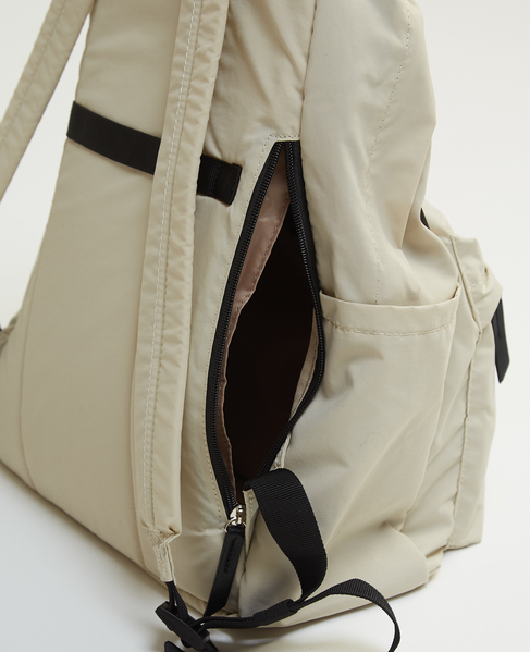 【撥水軽量！大人の12ポケットリュック】 詳細画像 ベージュ 10