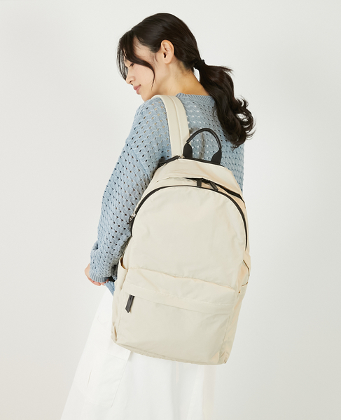 【撥水軽量！大人の12ポケットリュック】 詳細画像 ベージュ 2