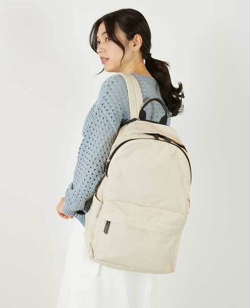 【撥水軽量！大人の12ポケットリュック】 詳細画像 ベージュ 3