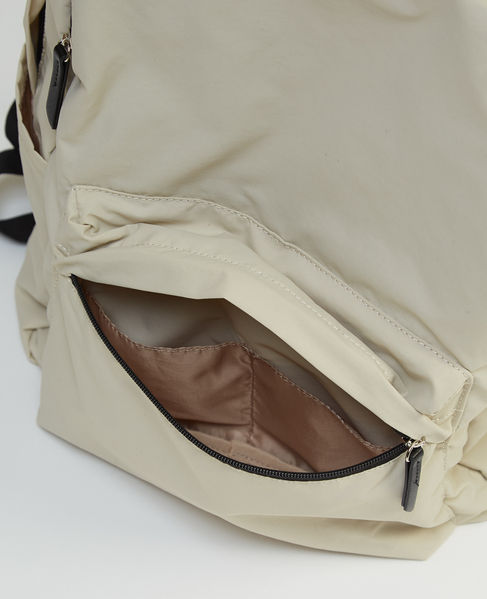 【撥水軽量！大人の12ポケットリュック】 詳細画像 ベージュ 8