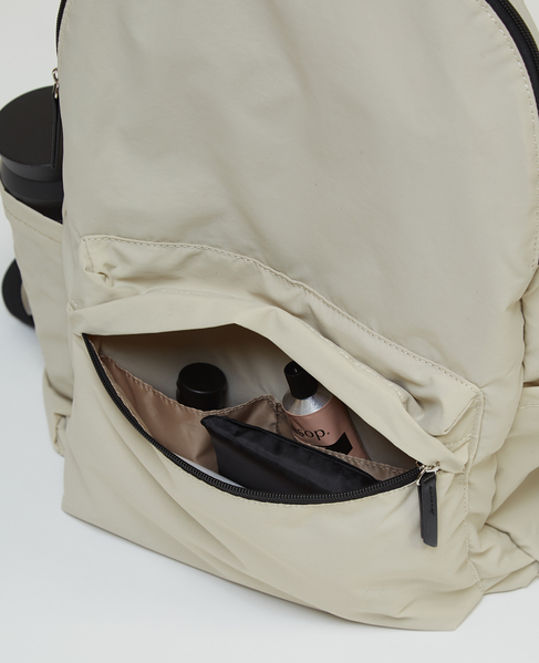 【撥水軽量！大人の12ポケットリュック】 詳細画像 ベージュ 9